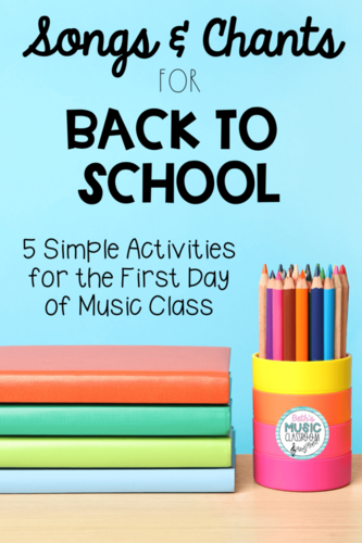 5 Back to School Songs & Music Activities - Beth's Music Classroom